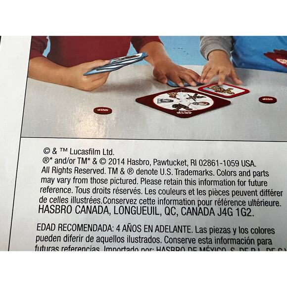 Star Wars Hands Down Card Board Spinner Game Disney Hasbro EUC Complete - Picture 11 of 12